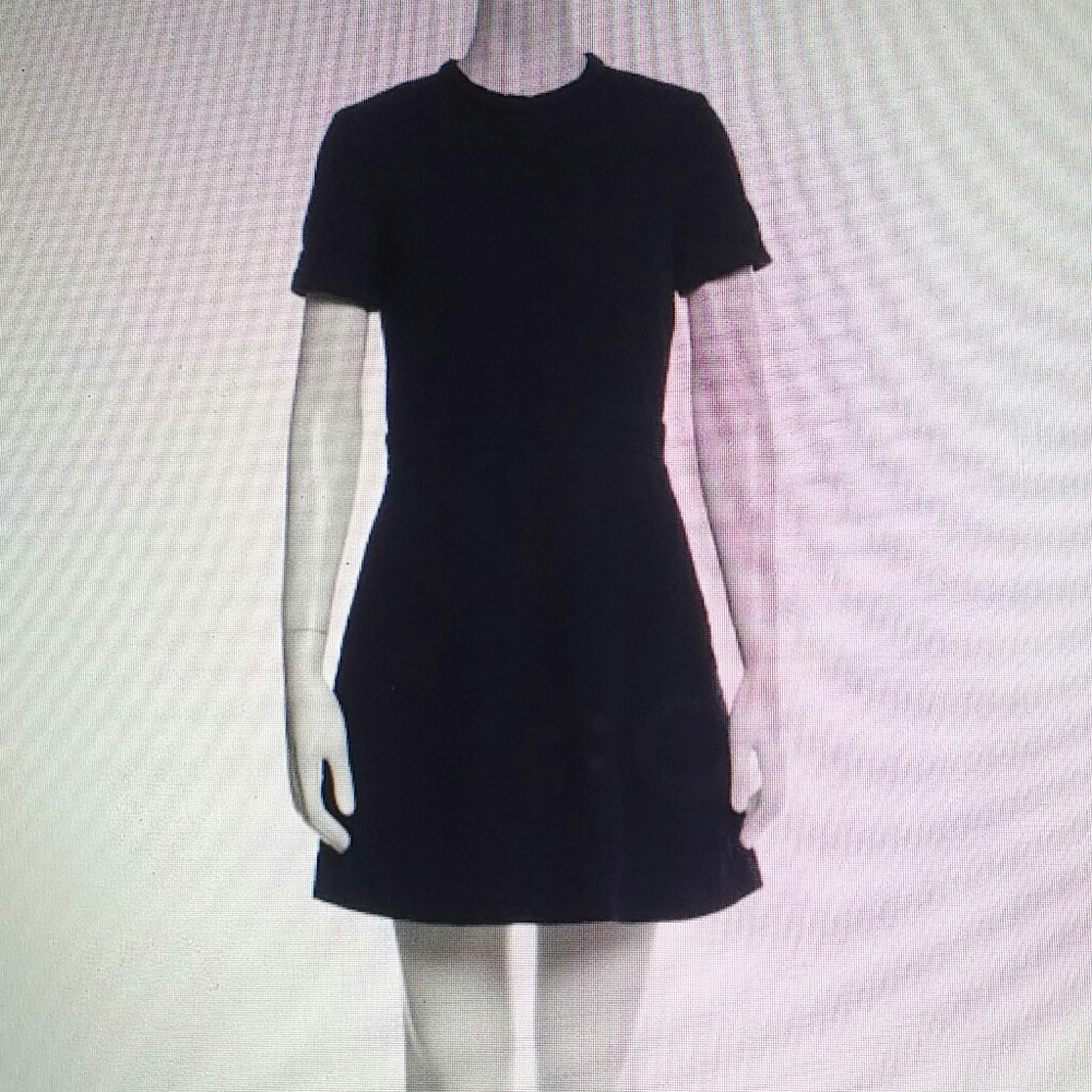 VICTORIA BECKHAM - crew neck a line dress